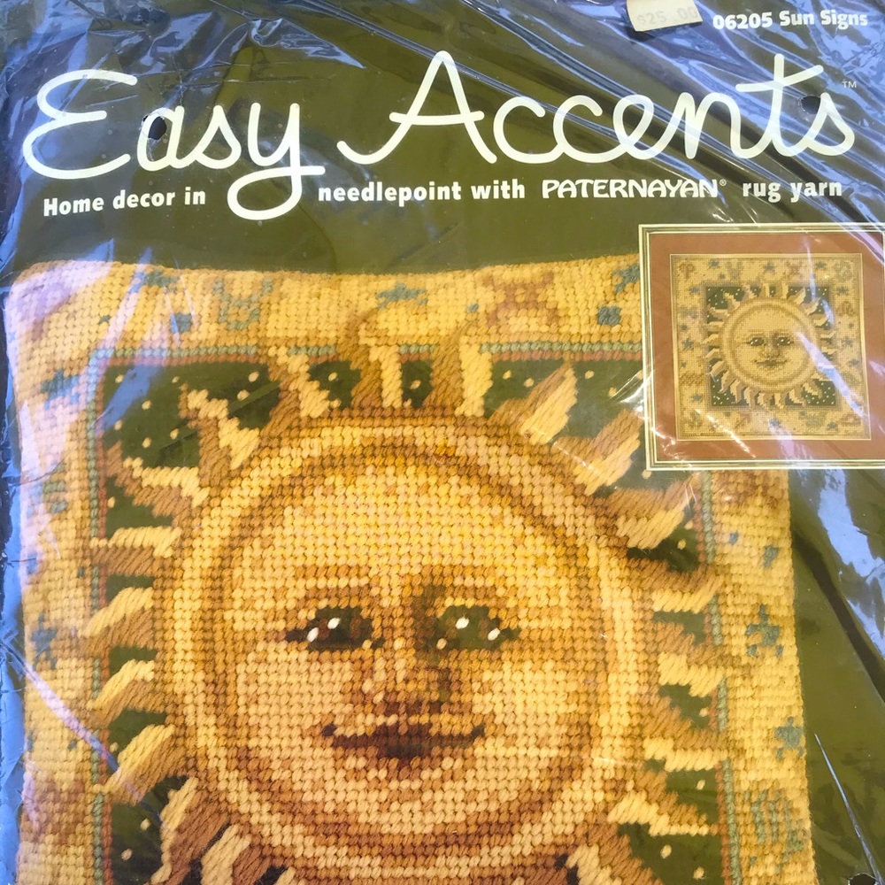 🦩Celestial Sun Needlepoint Kit- JCA Easy Accents